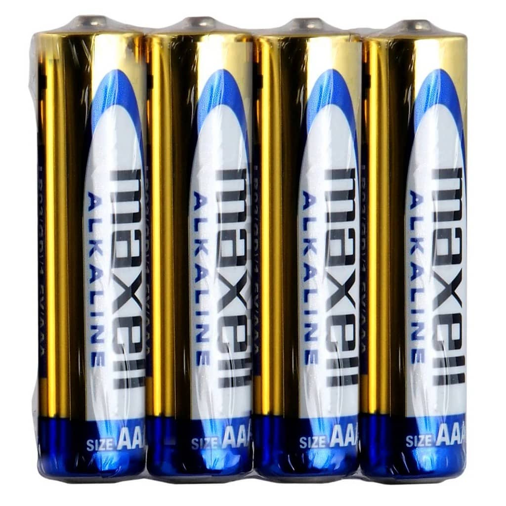 Batérie alkalické Maxell Alkaline AAA LR03 - 4 ks balenie